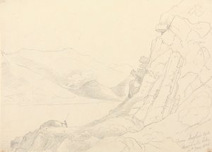 1836 年 5 月 10 日、エナーデール湖のアングラーズ ロックから 作： Capt. Thomas Hastings