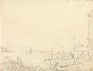 1826 年 8 月 7 日、イースト カウズから 作： Capt. Thomas Hastings