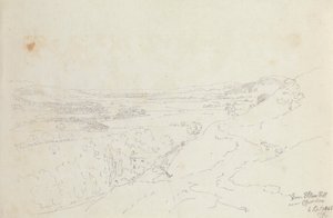 1845 年 9 月 6 日、クリーブドン近くのエルトン ヒルから