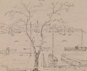 1833 年 5 月 12 日の日曜日の夕方、東カウズの我が家から