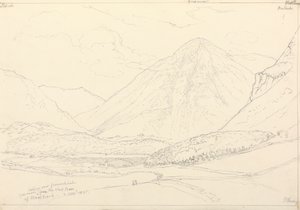 1835 年 8 月 2 日、メルブレイクの西基地からのグラスモア 作： Capt. Thomas Hastings