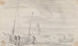 ヘイスティングス ビーチ、1815 年 11 月 5 日 作： Capt. Thomas Hastings