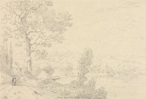 Olhando para a Ponte Wootton, Ilha de Wight, agosto de 1828 作： Capt. Thomas Hastings