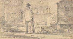 1821 年 8 月、ヘイスティングス ビーチにて 作： Capt. Thomas Hastings