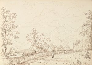 1841 年 9 月 4 日、ロス城に続くキラーニー ロードにて 作： Capt. Thomas Hastings