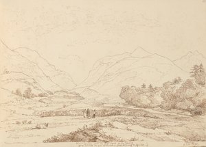 1841 年 9 月 6 日、キラーニーとアガドーからのハイ ロードからのローン川 作： Capt. Thomas Hastings