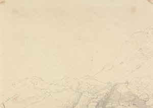 1829 年 8 月 13 日のニトンでの地すべり 作： Capt. Thomas Hastings