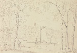 West Cowes, do leste 作： Capt. Thomas Hastings