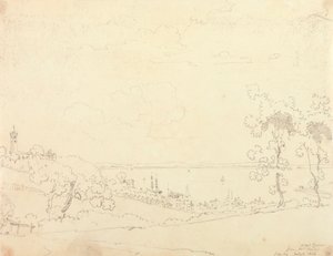 1826 年 7 月 8 日、ベイリー夫人のウェスト カウズ 作： Capt. Thomas Hastings