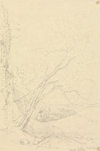 ワイト島のカリスブルック城敷地内 作： Capt. Thomas Hastings