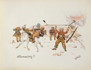 Allemachtij、レディスミスのリーグ選手、1900年 作： Captain Clive Dixon