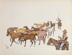 ボランティアのポニー、Ladysmith of Ladysmith、1900年 作： Captain Clive Dixon