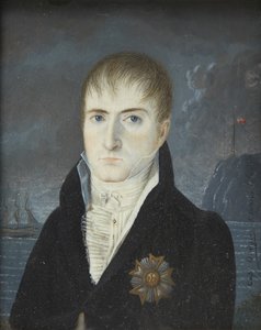 1820年、セントヘレナ島のナポレオンボナパルトの肖像