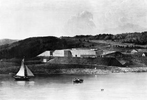 メイン州フォートノックス、1870-1875。 作： Captain Seth Eastman