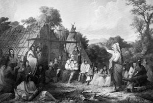 インド評議会、c1847。 作： Captain Seth Eastman