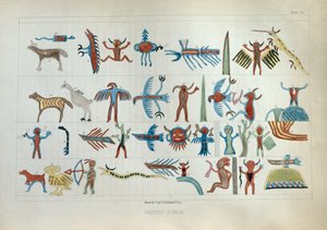 「アメリカのインディアン部族の歴史、状況、展望を尊重する情報」からのヘンリー・R・スクールクラフトのワベノ・ソング、1853年発行