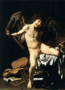 ドイツ語：Amor als Sieger Amor Vincit Omnia