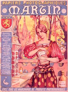 Martin」の広告ポスター 印画紙 作： Cardailhac Cardailhac