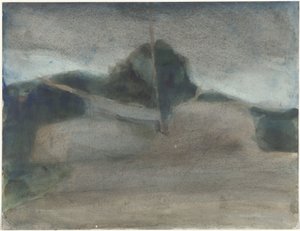 風景 作： Carel Adolph Lion Cachet