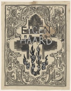 アイゲン・ハードの表紙デザイン 作： Carel Adolph Lion Cachet