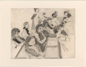 学校のクラス 作： Carel Adolph Lion Cachet