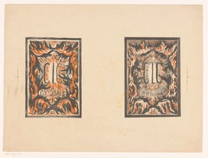 Carel Lion Cachet の 2 つの旧蔵書 作： Carel Adolph Lion Cachet