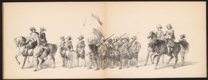 ライデン学生の仮面舞踏会、1850年（プレート10） 1629年のヘルトーヘンボスでのフレデリック・ヘンドリックによるイントクト：H.H. Leydsche Hoogeschool den XI の学生 1850 年 6 月 (オブジェクトのシリーズ タイトル)