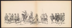 ライデン学生の仮面舞踏会、1850年（プレート2） 1629年のヘルトーヘンボスでのフレデリック・ヘンドリックによるイントクト：H.H. Leydsche Hoogeschool den XI の学生 1850 年 6 月 (オブジェクトのシリーズ タイトル)