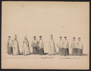 ユトレヒトの学生の仮面舞踏会、1846年（プレート11） 1549 年 10 月 3 日、1846 年 6 月 17 日に H.H. ユトレヒトの学生 作： Carel Christiaan Antony Last
