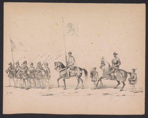 ユトレヒトの学生の仮面舞踏会、1846年（プレート2） 1549 年 10 月 3 日、1846 年 6 月 17 日に H.H. ユトレヒトの学生