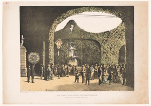 アムステルダムのフラスカーティのホール 1855 1855年の見本市開催中のアムステルダムのフラスカーティの部屋（オブジェクトのタイトル） 作： Carel Christiaan Antony Last