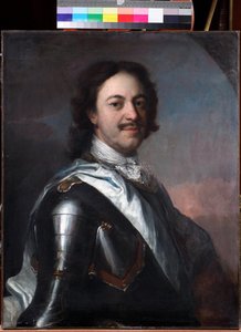 ピエール・ル・グラン - 皇帝ピョートル1世（1672-1725）の肖像 par carel (Charles) de Moor (1656-1738), - 油彩・キャンバス, 77x62 - 個人蔵 作： Carel De Moor