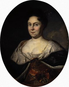 皇后カトリーヌI世の肖像1684-1727、1717年 作： Carel De Moor