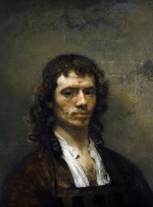 自画像 1645年頃 油彩・木 作： Carel Fabritius