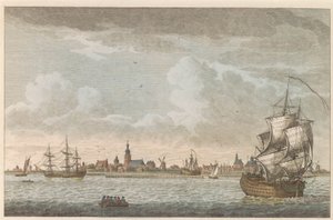 ホールンの眺め、1790年頃 ホールンの街の眺め / Vue dela Ville de Horn, situee sur le bord du Zuiderzee (オブジェクトのタイトル)