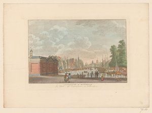 ロッテルダムのルーヴハーフェンの眺め ロッテルダムの Leuvehaven / La canal dit Leuvehaven a Rotterdam (オブジェクトのタイトル) 作： Carel Frederik Bendorp (I)