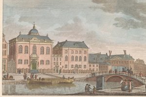 アムステルダムのハイ・ジャーマン・シナゴーグ、1790年頃 アムステルダムのドイツ高等ユダヤ教会 / Sijnagogue Allemandé à Amsterdam (オブジェクトのタイトル) 作： Carel Frederik Bendorp (I)