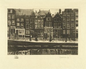 ローリエグラハト 作： Carel Lodewijk Dake (signed by artist)
