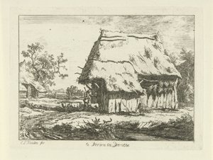 羊小屋の羊飼い Te Drown in Drenthe (オブジェクトのタイトル) 風景 (1-6) (連載タイトル) 作： Carel Lodewijk Hansen
