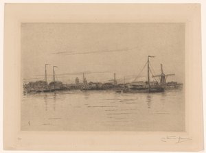 ドルドレヒトの眺め 作： Carel Nicolaas Storm van 