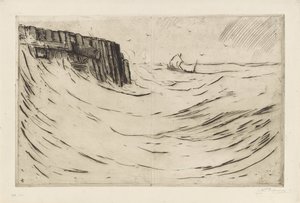 フリシンゲンのハーバー ヘッド 作： Carel Nicolaas Storm van 