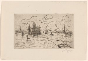 ムーズ号の船 作： Carel Nicolaas Storm van 