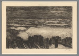 波の高い海 作： Carel Nicolaas Storm van 