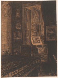 リビング ルームのインテリア 作： Carel Nicolaas Storm van 