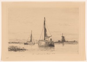 Le Vecht près de Weesp (オブジェクトの元のタイトル) La Hollande (オリジナル シリーズ タイトル) 作： Carel Nicolaas Storm van 