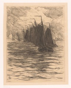 海上艦隊 作： Carel Nicolaas Storm van 