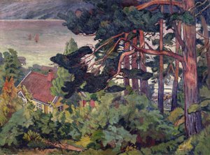 クリスティアナ フィヨルドの秋 作： Carl Edvard Diriks