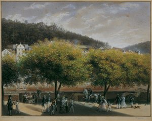 カルロヴィ ヴァリの新しい牧草地 作： Carl Agricola