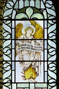 Betws Bledrws、St Bledrws、Shrigley＆Hunt（1873-1982）、Carl Almquist、Angel With Scroll、1887