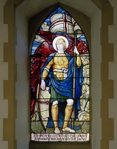 Betws Bledrws、St Bledrws、Shrigley＆Hunt（1873-1982）、Carl Almquist、St Michael、1887 作： Carl Almquist